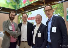 Philippe D'amecourt, Gabriel Noll, Vincent Perot und Hubert Röttger von der Andros Group