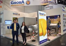 Jean-Paul Stienen und Monique Kierkels von Groba Food Equipment, einem Partner des Schweizer Unternehmens Brunner-Anliker.