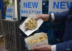 Bag2Tray ist das neue Verpackungskonzept von GKS und eignet sich u.a. für Salate.