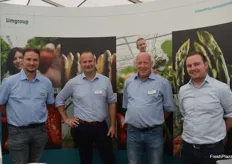 Das Team von Limgroup: Roland Sweijen, Ton Smolders, Stefan Pohl und Sjoerd Gipmans. Roland Sweijen ist seit dem 1.9. neu im Team und betreut die Produktsparte Erdbeeren. 