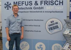 Thomas Frisch vom Maschinenbauunternehmen Mefus & Frisch. 