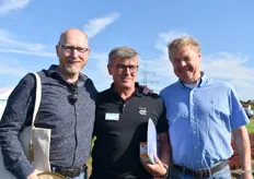 CEO Jaap Mazereeuw, Regional Sales Director Christof Flörchinger sowie CCO Hein Bemelmans waren ebenfalls auf dem Gemüsebau-Feldtag anzutreffen.