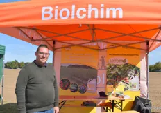 Vertriebsleiter Jan Böcker von der Biolchim Deutschland GmbH, ein Hersteller von Spezialdünger.