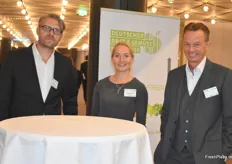 Kai Lenz (Galab), Christina Deutschle (Sensitech) und Dirk Salentin (Biofruit GmbH)