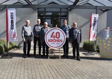Die erweiterte Geschäftsführung der Kronen GmbH: Robert Lankhart, Johannes Günther, Rudolf Hans Zillgith, Eric Lefebvre und Stephan Zillgith