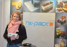 Die Firma HK-Pack vertreibt seit diesem Jahr auch Pappschalen. Zusätzlich werden auch PET-Schalen für den Obst- und Gemüsebereich vermarktet, erläutert Alexandra Krautscheid.
