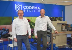 John Vermeulen und Werner van Mullekom vertreten die niederländische Firma Codema De Lier.