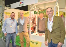 Das Team des Beerenobst-Unternehmens Driscoll’s: Sven Böchmann, Othman Chairat, Reun Leenders und Jürgen Banjert