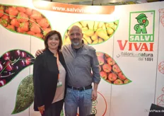 Die Vertretung der italienischen Firma Sali Vivai: Marco Ferrari und Claudia Rizzati
