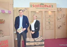 Das Team von Sofrupak kam nach der Gewinnung des Innovation Awards auch dieses Jahr mit einer Verpackungsneuheit, das sogenannte Sofru Minipack Konzept. Es handelt sich um eine Karton-Beerenschale versiegelt mit natürlicher Zellulose. Die kommerzielle Lancierung wird 2019 stattfinden, so Vertriebsleiter Witold Gaj.