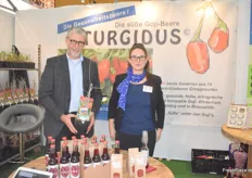 Klaus Umbach und Kathrin Lewandowski von Gärtnerei Umbach fördern den Anbau von Goji-Beeren in Deutschland.