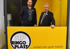 Heiner Korf und Heinz Kaperin von Ringoplast.