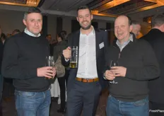 Alistair Melrose Smillie (Caithness Potatoes Limited Scotland), Lasse Kristensen (Unipatatas A/S) und Mike McDiarmid (Caithness Potatoes Limited Scotland)