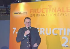 Boris Schwartz - Marktleiter am Münchener Großmarkt begrüßt das Publikum auf der Fructinale