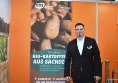 Lars Zumpe von ÖBS GmbH. Die sachsische Erzeugergemeinschaft liefert ganzjährig regionale Kartoffeln, Zwiebeln und Freilandgemüse in Bioqualität, vorrangig an die Industrie.