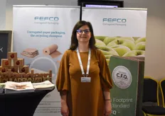 Laura Basiacco von Fefco; das Unternehmen repräsentiert ganz Europa mit neuen Richtlinien für Wellpappe.