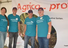 Das Team des Saatgutlieferanten Agrico.