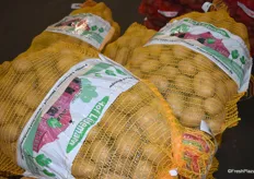 Frische, regionale Kartoffeln am Großmarktstand des Herrn Ulrich Eggers. 