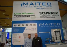 Bernd Bucher von der Firma Schwarz und Lothar Mair von Elysee.