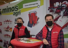 Enis Turna und Robert Raszka von Minos Agri, einem Agrartechnikunternehmen.