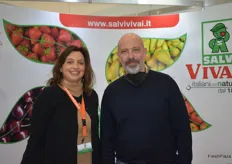 Claudia Rizzati und Marco Ferrari von Salvi Vivai. 