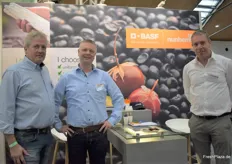 Hans van den Goor, Ivar Westerman und Danny van Boom von Nunhems. Das Unternehmen bietet Hybridsorten von verschiedenen Produkten an.  