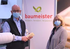 Dietmar Baumeister der gleichnamigen Firma präsentierte zusammen mit Sylvia Segeler mehrere Bündel- und Verpackungslösungen für den Spargelsektor.
