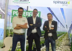 Teus de Jong, Gerben van Veldhuizen und Christian Wolf von Fruit Security GmbH.