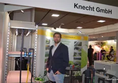 Dennis Jipp des Gartenbauzulieferers Knecht GmbH.