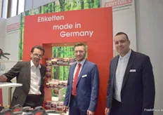 Thomas Helfrich, Tino Richter und Lars Klöhn von K-D Hermann GmbH contact Auszeichnungssysteme.
